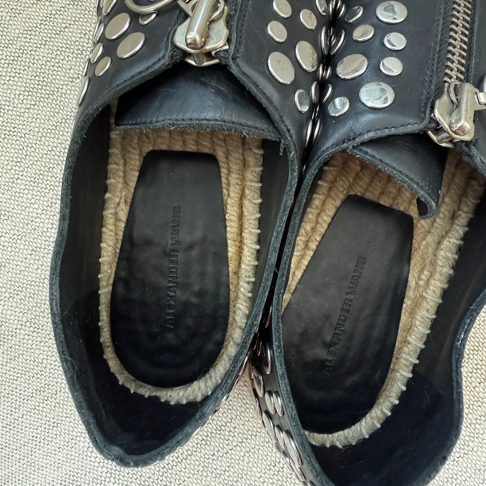 Alexander Wang - Leather Espadrilles - Picture 6 of 7